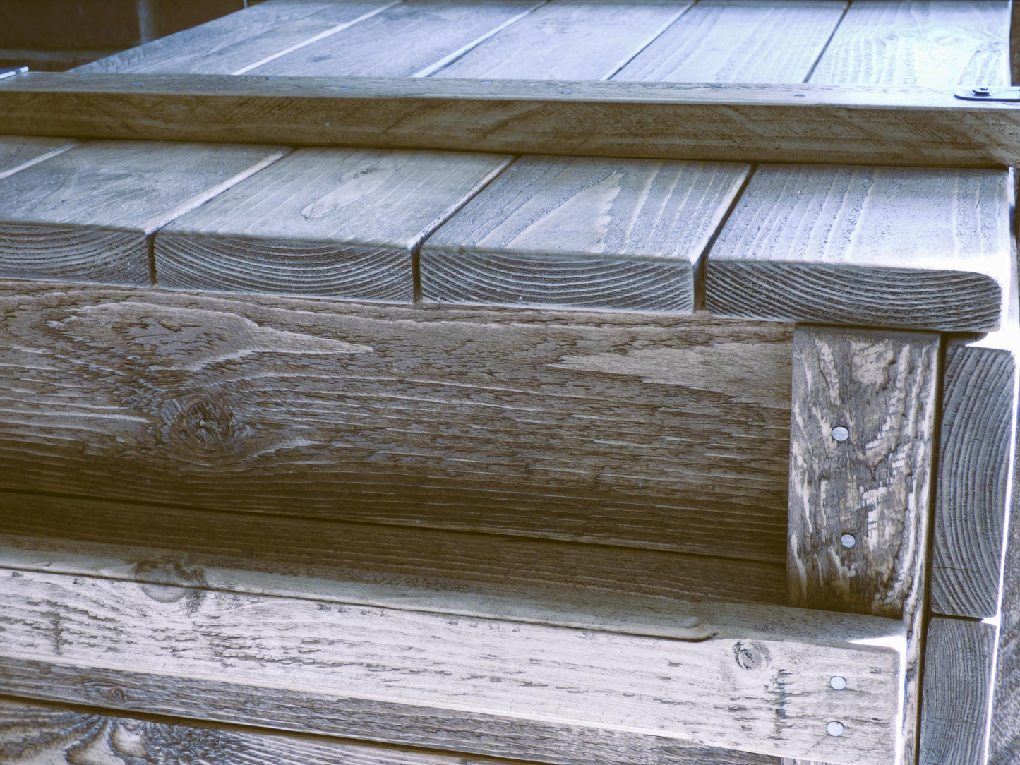 Reclaimed Rustic Military Style wooden Trunk/Coffee Table