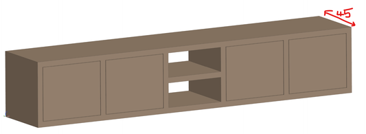 Private Listing - Reclaimed Retro Solid Wood Media Unit with Cupboards - Hairpin Legs  **FREE SHIPPING**