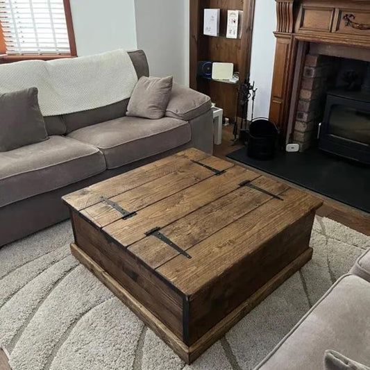 Large Square Storage Trunk/Coffee Table **Free Delivery**