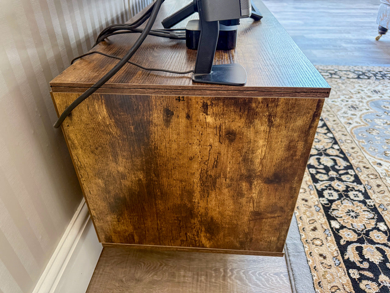 Custom Furniture Set - 100cm Square Trunk - 3x Side Tables - 144cm TV Unit