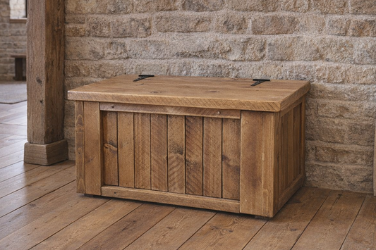 Bespoke Reclaimed Rustic Wooden Trunk **Free Delivery**