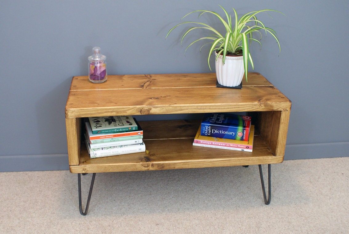 Reclaimed Retro TV Stand - Hairpin Legs - Media Unit **FREE SHIPPING**
